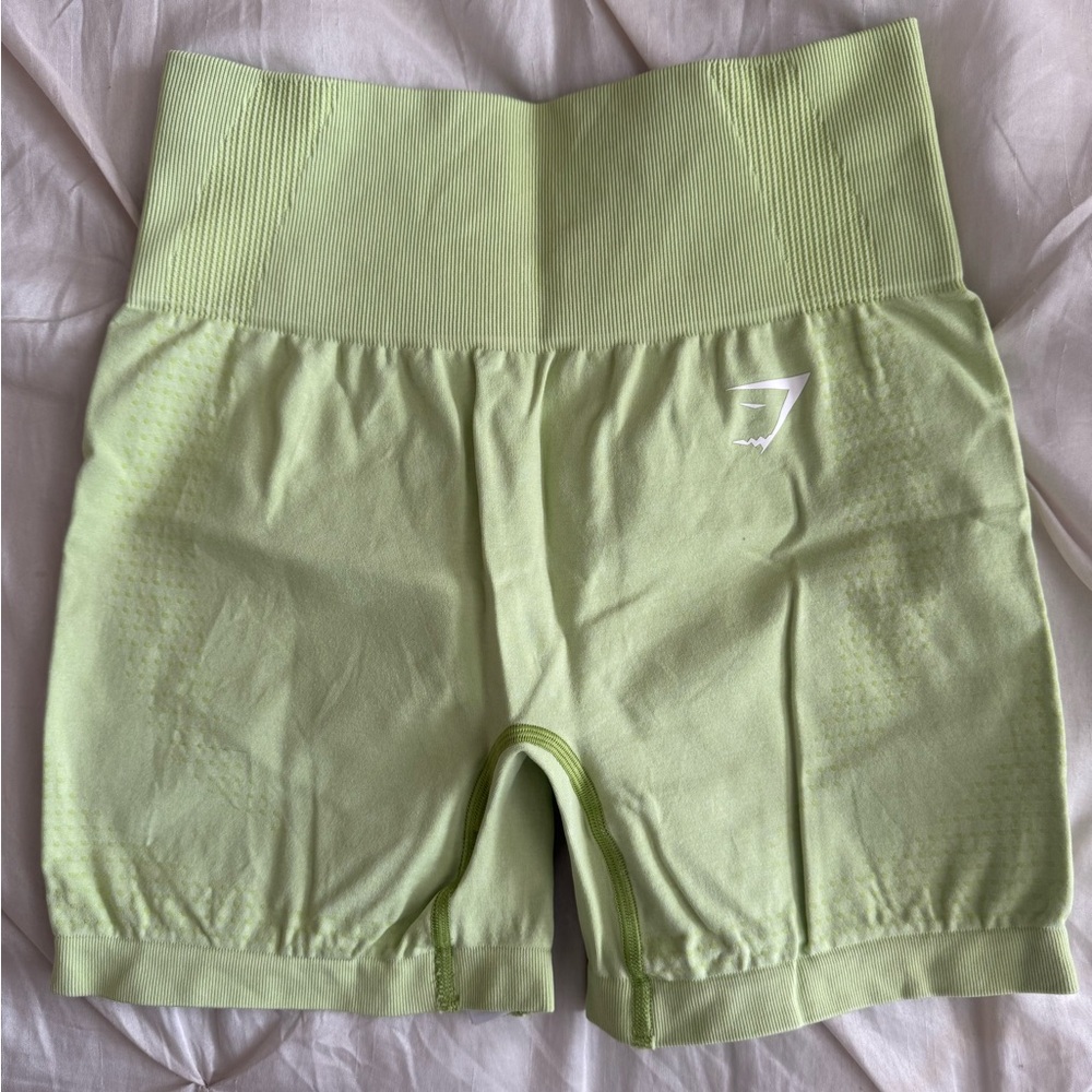 Gymshark Light Green Women's Bike Shorts